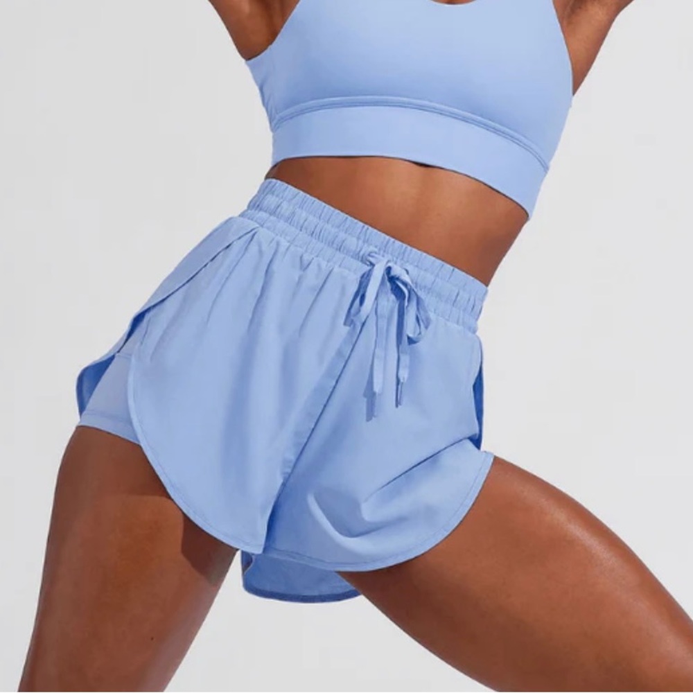 **NWT** BuffBunny Lifesaver shorts in rainwater blue.